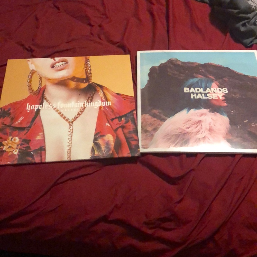 2 vinyl records